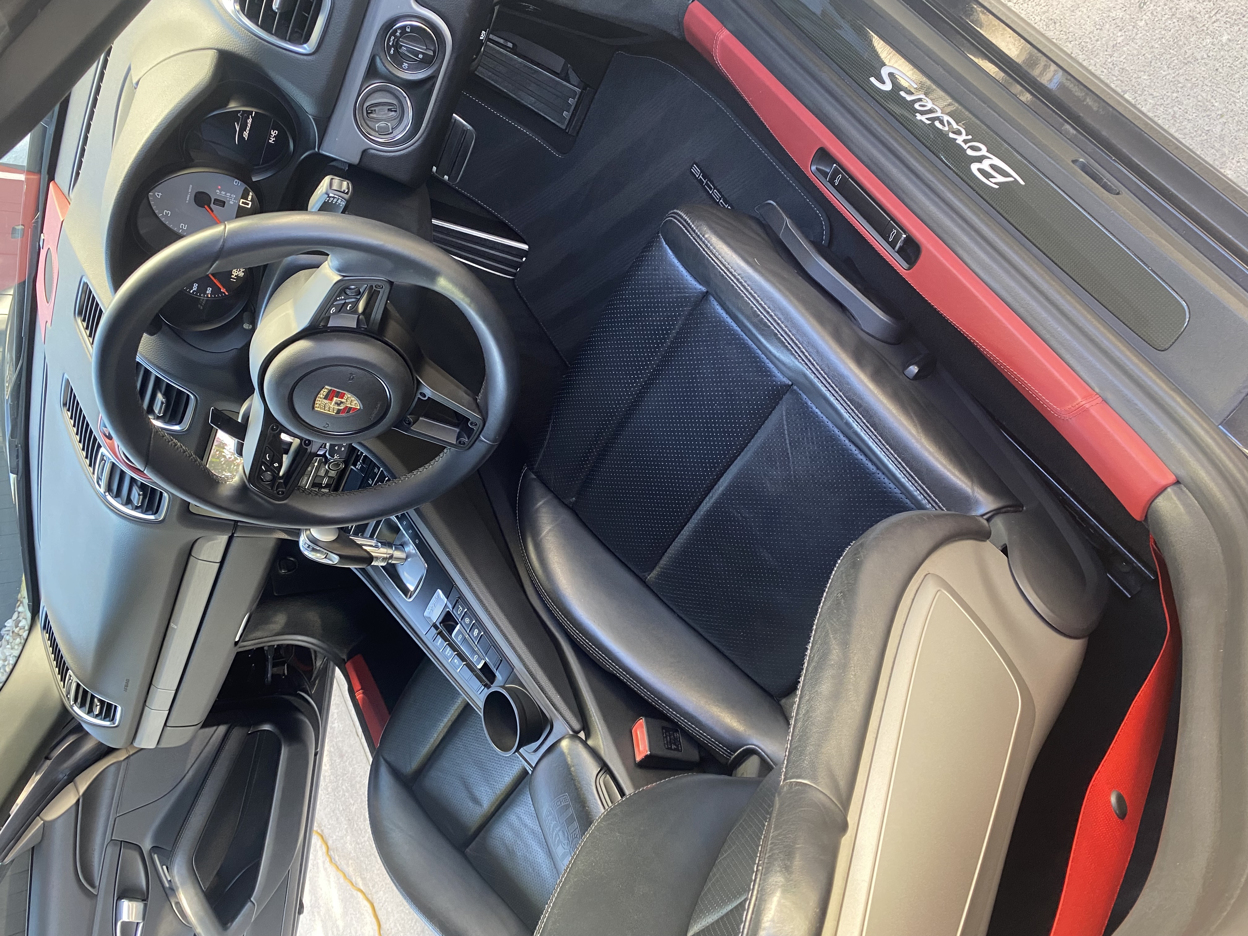 Porsche 911 Boxter S Interior Detail AFTER